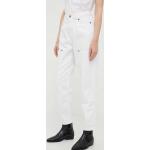 Dámské Džíny s vysokým pasem Pepe Jeans v bílé barvě z bavlny šířka 28 délka 28 ve slevě 