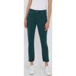 Dámské Straight Fit džíny Pepe Jeans v zelené barvě z bavlny ve velikosti 5 XL 