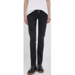 Dámské Straight Fit džíny Pepe Jeans v černé barvě z bavlny šířka 28 délka 32 s nízkým pasem 