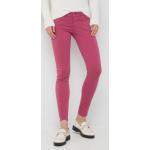 Dámské Skinny džíny Pepe Jeans Soho ve fialové barvě z bavlny ve velikosti 8 XL šířka 30 délka 30 ve slevě 