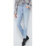 Dámské Džíny s vysokým pasem Pepe Jeans v tyrkysové barvě mom z bavlny ve velikosti 5 XL 
