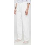 Dámské Džíny s vysokým pasem Tommy Hilfiger v bílé barvě z bavlny ve velikosti 9 XL šířka 28 délka 32 ve slevě 