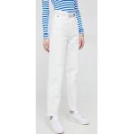 Dámské Džíny s vysokým pasem Tommy Hilfiger v bílé barvě z bavlny šířka 29 délka 30 ve slevě 
