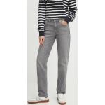 Dámské Straight Fit džíny Tommy Hilfiger v šedé barvě z bavlny šířka 30 délka 32 