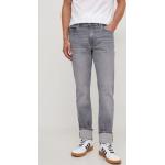 Pánské Straight Fit džíny Tommy Hilfiger v šedé barvě z bavlny šířka 33 délka 34 