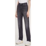 Dámské Straight Fit džíny Tommy Hilfiger v černé barvě z bavlny šířka 30 délka 32 