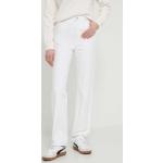 Dámské Straight Fit džíny Tommy Hilfiger v bílé barvě z bavlny šířka 30 délka 32 