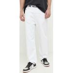 Pánské Volné džíny Tommy Hilfiger v bílé barvě v skater stylu z bavlny šířka 33 délka 30 