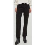Dámské Straight Fit džíny Trussardi v černé barvě z bavlny ve velikosti 5 XL ve slevě 