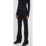 Dámské Džíny s vysokým pasem United Colors of Benetton v černé barvě z bavlny 