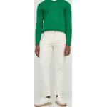 Pánské Straight Fit džíny United Colors of Benetton v béžové barvě z bavlny 