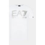 Pánská  Trička Emporio Armani EA7 v bílé barvě ve velikosti S ve slevě 
