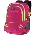 Studentské batohy Easy v růžové barvě s reflexními prvky pro věk pro středoškoláky a teenagery 