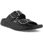 Pánské Kožené sandály Ecco 2nd Cozmo v černé barvě z kůže ve velikosti 41 na léto udržitelná móda 