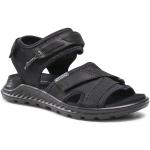 Dámské Kožené sandály Ecco Exowrap v černé barvě z kůže ve velikosti 35 na léto udržitelná móda 