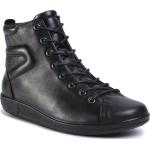 Dámské Kožené kotníkové boty Ecco Ecco v černé barvě ve velikosti 35 ve slevě udržitelná móda 