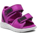Dívčí Kožené sandály Ecco Ecco ve fialové barvě na léto 