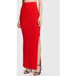 Dámské Dlouhé sukně EDITED v červené barvě ze syntetiky ve velikosti 10 XL maxi ve slevě 