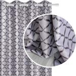 Závěsy Edoti v šedé barvě z polyesteru zatemňovací 1 ks v balení ve slevě 
