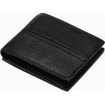 Pánské Kožené peněženky Edoti v černé barvě z kůže ve slevě 