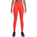 Dámské Fitness kalhoty Nike Dri-Fit v oranžové barvě ve velikosti L ve slevě 
