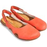 Dámské Sandály na podpatku El Naturalista v korálově červené barvě ze syntetiky ve velikosti 37 ve slevě na léto udržitelná móda 