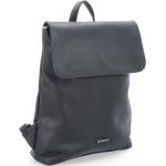Elegantní batoh koženého vzhledu s klopou 8009 černý + doprava zdarma, TANGERIN