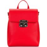 Dámské Městské batohy v červené barvě v elegantním stylu z koženky 