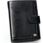 Pánské Kožené peněženky Rovicky v černé barvě v elegantním stylu z kůže 