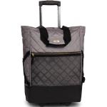 Nákupní tašky Fabrizio ve světle šedivé barvě v elegantním stylu na dvou kolečkách o objemu 33 l 