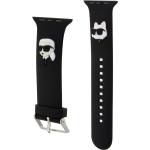 Řemínky na hodinky Karl Lagerfeld v černé barvě Přezka 