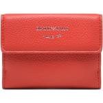 Dámské Kožené peněženky Emporio Armani v červené barvě z koženky veganské 