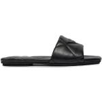 Dámské Kožené pantofle Emporio Armani v černé barvě z koženky ve velikosti 38 veganské ve slevě 