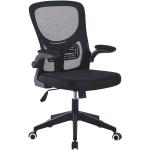 Kancelářské židle v černé barvě s loketní opěrkou ve slevě 