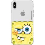 Ert Ochranný kryt pro iPhone XS / X - SpongeBob, SpongeBob 023 NPCSBOB10254