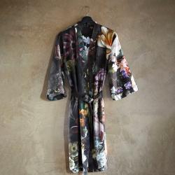 ESSENZA Saténové kimono Sarai Fleur Festive – M