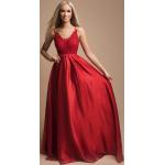 Dámské Korzetové šaty v červené barvě z polyesteru ve velikosti L 