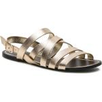 Dámské Vycházkové sandály Eva Longoria ve zlaté barvě na léto 