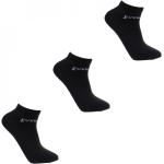 Everlast 3 Pack Trainer Socks Ladies Black Ladies 4-8