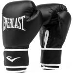 Boxerské rukavice EVERLAST v černé barvě z koženky ve slevě 