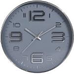 Nástěnné hodiny v šedé barvě 