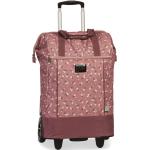 Nákupní tašky Fabrizio v růžové barvě na dvou kolečkách 