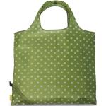 Nákupní tašky Fabrizio v zelené barvě s puntíkovaným vzorem 