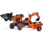 Traktory Alltoys v oranžové barvě s tématem farma 