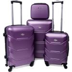 Pánské Sady kufrů ve fialové barvě z plastu o objemu 85 l ve slevě 