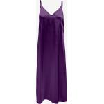 Dámské Maxi šaty ONLY Cosmo ve fialové barvě ze saténu ve velikosti M 