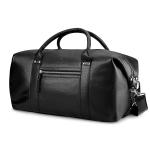 Pánské Kožené tašky Sidegren v černé barvě v elegantním stylu z kůže s vnější kapsou 