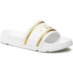Dámské Designer Kožené pantofle Fila Morro Bay v bílé barvě z koženky ve velikosti 41 veganské na léto 