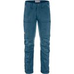 Pánské Outdoorové kalhoty FJÄLLRÄVEN v modré barvě ve velikosti XXL 