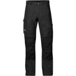 Pánské Outdoorové kalhoty FJÄLLRÄVEN Nepromokavé v tmavě šedivé barvě ze síťoviny ve velikosti XL ve slevě 